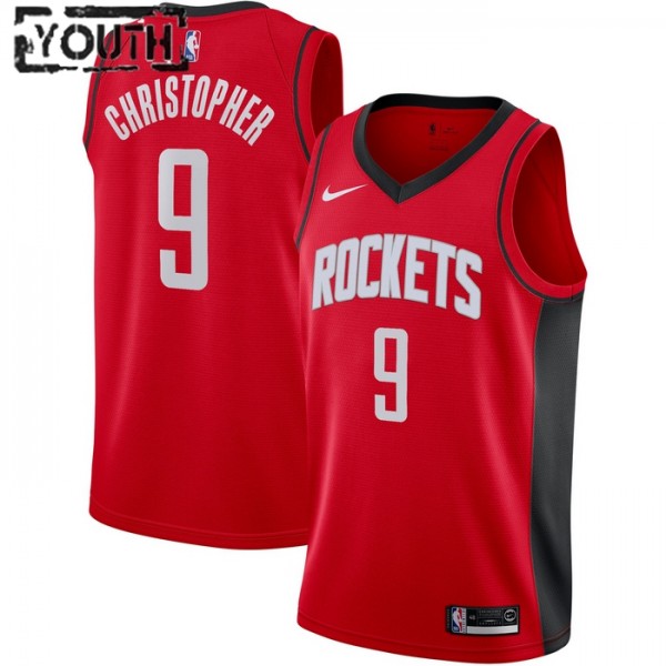 Houston Rockets Trikot Josh Christopher 9 Nike 2022-23 Icon Edition Rot Swingman - Kinder